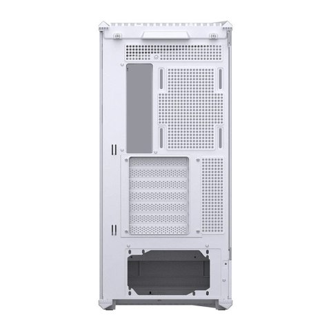Obudowa PC Jonsbo D400, Midi Tower, ATX, Szkło Hartowane - biała