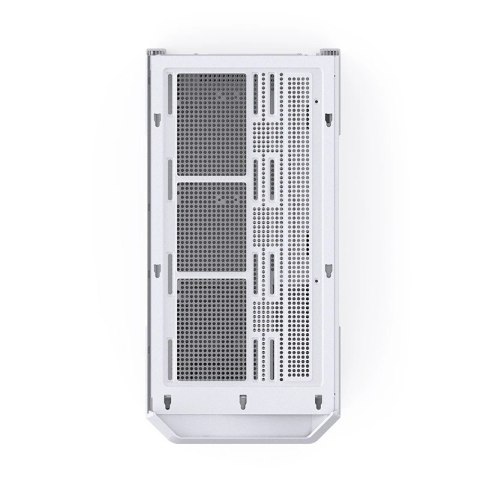 Obudowa PC Jonsbo D400, Midi Tower, ATX, Szkło Hartowane - biała