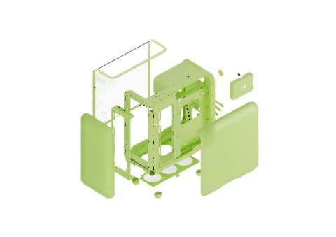 HYTE X50 Midi Tower - Matcha Milk