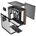 Antec C8 Curve Wood Full Tower Czarny, Przezroczysty, Drewno