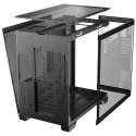Antec C8 Curve Wood Full Tower Czarny, Przezroczysty, Drewno