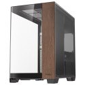 Antec C8 Curve Wood Full Tower Czarny, Przezroczysty, Drewno