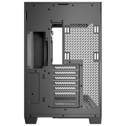 Antec C8 Curve Wood Full Tower Czarny, Przezroczysty, Drewno