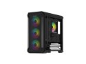 Obudowa NATEC Genesis Irid 503 ARGB NPC-1559 (Micro ATX. Mini ITX; kolor czarny)
