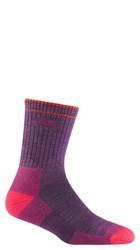Skarpety damskie Darn Tough Hiker Micro Crew Midweight with Cushion - plum heather