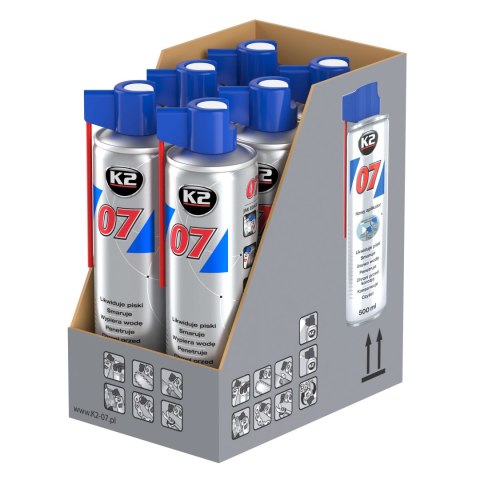 K2 07 Penetrus Preparat Wielozadaniowy Z Aplikatorem Do Rdzy 500ml 0750