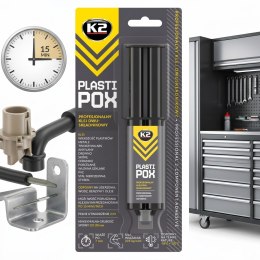 K2 PLASTIPOX Klej Dwuskładnikowy Do Plastiku Gumy Metalu I Szkła 25g B478