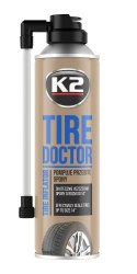 K2 TIRE DOKTOR Uszczelniacz Do Opon Aut Koło Zapasowe W Sprayu 400ml B310