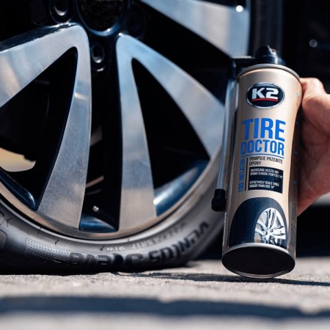K2 TIRE DOKTOR Uszczelniacz Do Opon Aut Koło Zapasowe W Sprayu 500ml B311