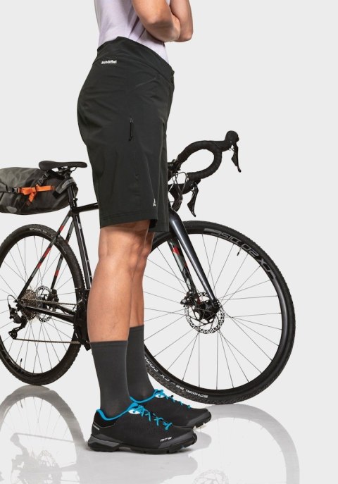 Spodenki rowerowe damskie Schoffel Shorts Danube - black rozmiar: S