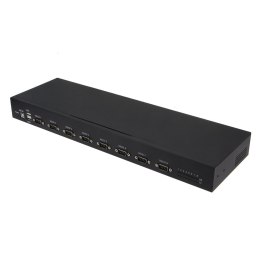 RealPower 284513 konwerter szeregowy/repeater/izolator USB 2.0 RS-232 Czarny