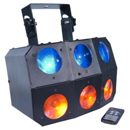 Efekt świetlny LIGHT4ME SIX EYE BEAM mocny efekt beam LED + PILOT