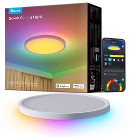 Govee 30cm RGBWW + RGBIC Smart Inteligentne światło sufitowe Wi-Fi/Bluetooth 28 W