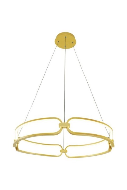 Lampa wisząca LED FIRAT 4000K w kolorze złotym