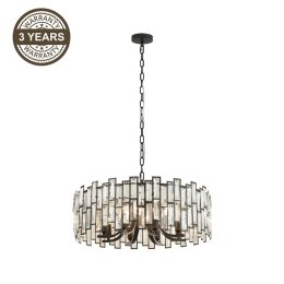 Lampa wisząca PENDANT LUMINAIRE 2200027L 8XE14 złota
