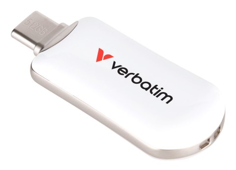 Pamięć flash USB-C STICK 512 GB Verbatim Plectra Biała