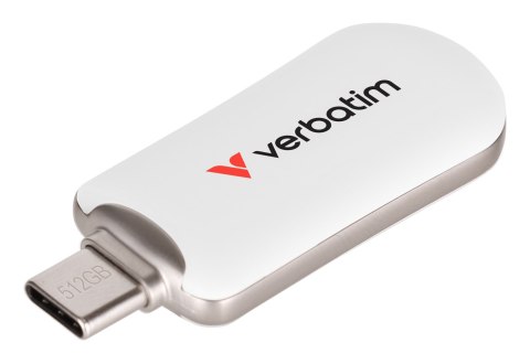 Pamięć flash USB-C STICK 512 GB Verbatim Plectra Biała