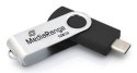 MediaRange MR1954 pamięć USB 128 GB USB Type-C 3.2 Gen 1 (3.1 Gen 1) Czarny, Srebrny