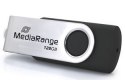 MediaRange MR1954 pamięć USB 128 GB USB Type-C 3.2 Gen 1 (3.1 Gen 1) Czarny, Srebrny