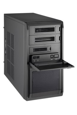 Chieftec LT-01B-350GPB zabezpieczenia & uchwyty komputerów Mini Tower Czarny 250 W