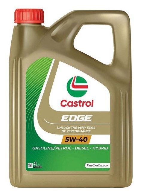Olej silnikowy EDGE (4L) 5W40 ,API CF, SN, ACEA C3, FIAT 9.55535 S2, FORD M2C917 A, MB 226.5, MB 229.31, MB 229.51, OPEL OV04015
