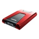 ADATA Przenośny dysk twardy ADATA | HD650 | 1000 GB | 2,5 " | USB 3.2 Gen1 (wstecznie kompatybilny z USB 2.0) | Czerwony