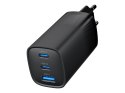 Cablexpert Cablexpert 3-port 65 W GaN USB PowerDelivery fast charger | TA-UC-PDQC65-01-BK