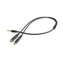 Cablexpert Cablexpert | Adapter audio | Mini-phone stereo 3,5 mm | Gniazdo | Wtyk | Mini-phone 3,5 mm 4-biegunowy