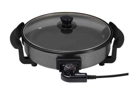 Tristar Tristar | PZ-2963 | Wielofunkcyjna patelnia grillowa | Średnica 30 cm | Stały uchwyt | Czarny
