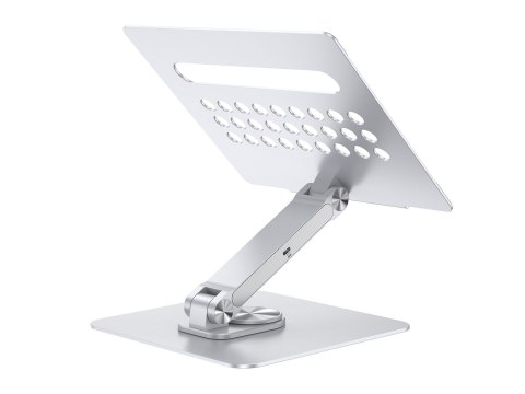 CONCEPTRONIC Uchwyt na laptopa ze stacją dokującą 7 w 1 srebrny