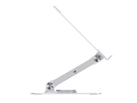 CONCEPTRONIC Uchwyt na laptopa ze stacją dokującą 7 w 1 srebrny