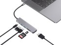 Conceptronic DONN02G stacja dokująca USB 3.2 Gen 1 (3.1 Gen 1) Type-C Aluminium