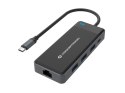 Conceptronic DONN14G stacja dokująca Przewodowa USB 3.2 Gen 1 (3.1 Gen 1) Type-C Szary