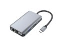 Conceptronic DONN21G stacja dokująca Przewodowa USB 3.2 Gen 1 (3.1 Gen 1) Type-C Szary