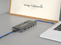 Conceptronic DONN15G - Stacja dokująca - USB-C 3.2 Gen 1 - VGA, 2 x HDMI - GigE