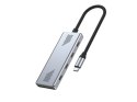 GEMBIRD 4-PORTOWY HUB USB-C 3.2 (GEN 2) TYPU C SZARY