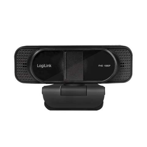 LogiLink UA0381 kamera internetowa 1920 x 1080 px USB 2.0 Czarny
