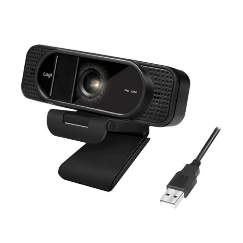 LogiLink UA0381 kamera internetowa 1920 x 1080 px USB 2.0 Czarny