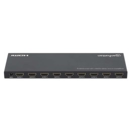 MANHATTAN 4K60Hz 8-portowy rozdzielacz HDMI ze skalowaniem w dół