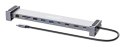 Manhattan 190398 stacja dokująca Przewodowa USB 3.2 Gen 1 (3.1 Gen 1) Type-C Szary