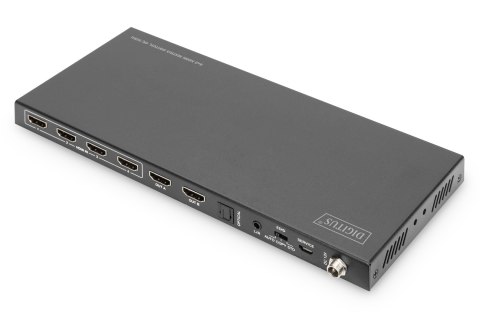 Przełącznik/Matrix HDMI 4/2-porty 4K 60Hz UHD HDR HDCP 2.2 EDID audio z pilotem