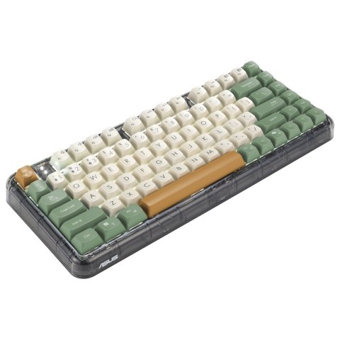 ASUS Jelly75 KD201 KEYBOARD/MK-WH/GE/83 klawiatura Uniwersalne USB + RF Wireless + Bluetooth Wielobarwny
