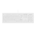 CHERRY AK-C8100F-U1-W/GE klawiatura Medyczna USB QWERTZ Niemiecki Biały