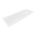 CHERRY AK-C8100F-U1-W/GE klawiatura Medyczna USB QWERTZ Niemiecki Biały