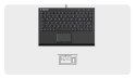 KeySonic KSK-3211ELU (DE) klawiatura Dom USB QWERTZ Niemiecki Czarny