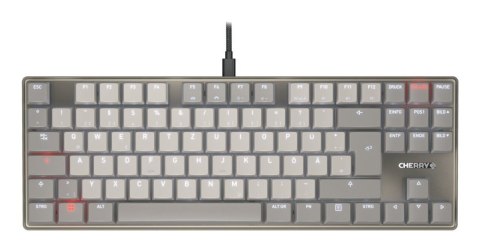 Przewodowa mechaniczna klawiatura CHERRY TAS KC 500 MX LP 2.0 Ivory z layoutem DE