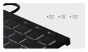 KeySonic KSK-5011ELC (DE) klawiatura Dom USB QWERTZ Niemiecki Czarny