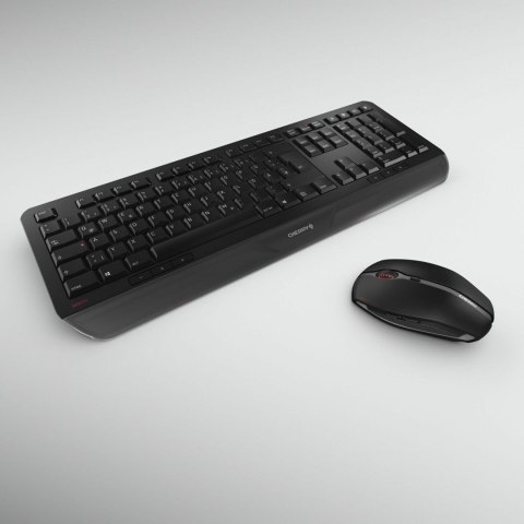 CHERRY JD-7000DE-2 klawiatura z myszką RF Wireless QWERTZ Niemiecki Czarny