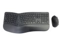 Conceptronic ORAZIO02ES klawiatura Dołączona myszka Biuro RF Wireless QWERTY Hiszpański Czarny