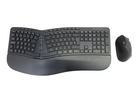 Conceptronic ORAZIO02ES klawiatura Dołączona myszka Biuro RF Wireless QWERTY Hiszpański Czarny